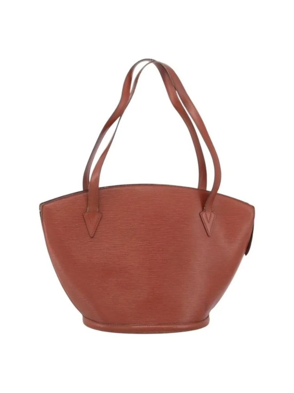 Authentic LOUIS VUITTON Epi Saint Jacques Shopping Bag Brown M52263 LV